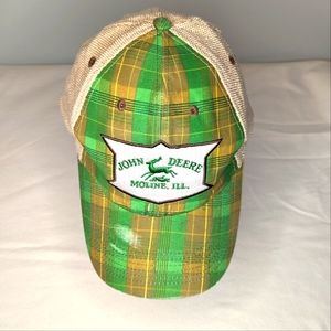 John Deere Canvas snapback hat